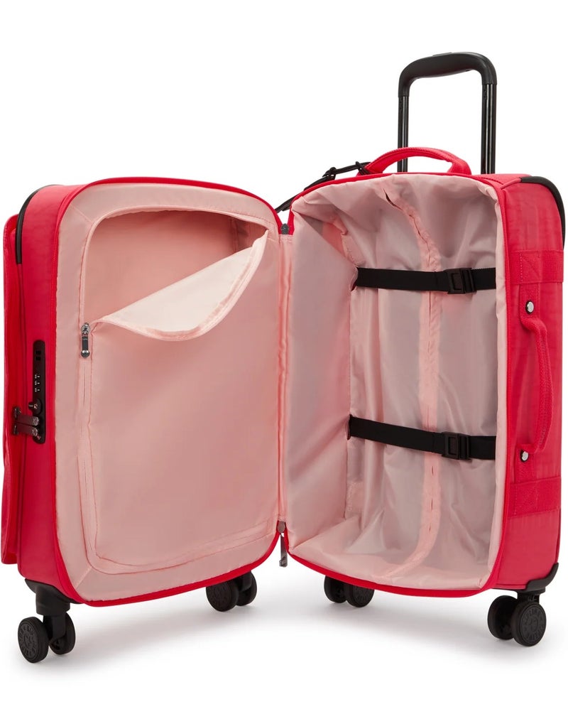 كيبلينغ حقيبة سفر سبونتينوس  نسائية بعجلات - وردي ريزورت - Image 3